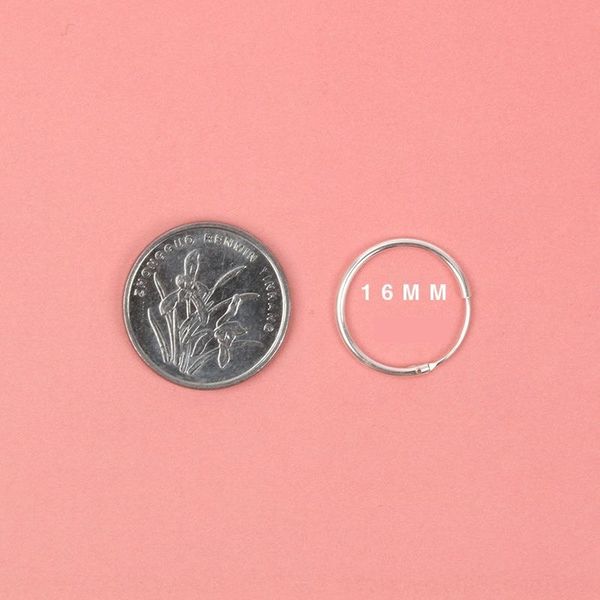 

Jrn south korea s925 sterling silver women's and cool style mini stud basic circle earbonesmall earrings sterling silver earrings, Golden;silver