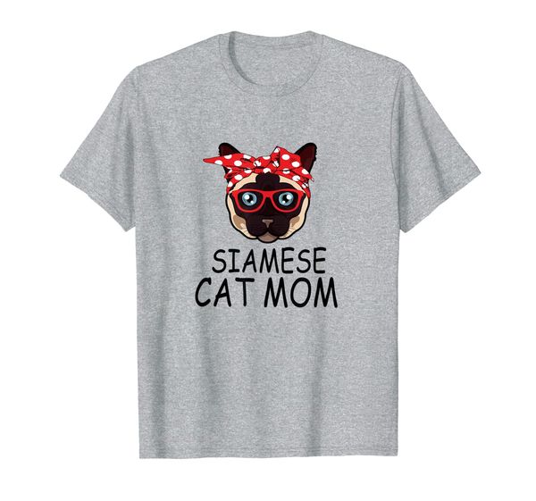 

Red Bandana Siamese Cat Mom Mother' Day T-Shirt, Mainly pictures