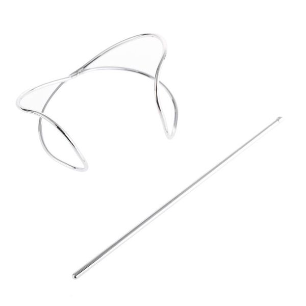 

hair clips & barrettes hollow geometric metal stick bun holder hairpin barrette clip clamp 1xca, Golden;silver
