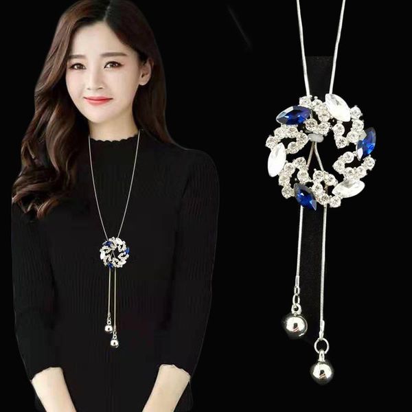

pendant necklaces flowerl necklace, Silver