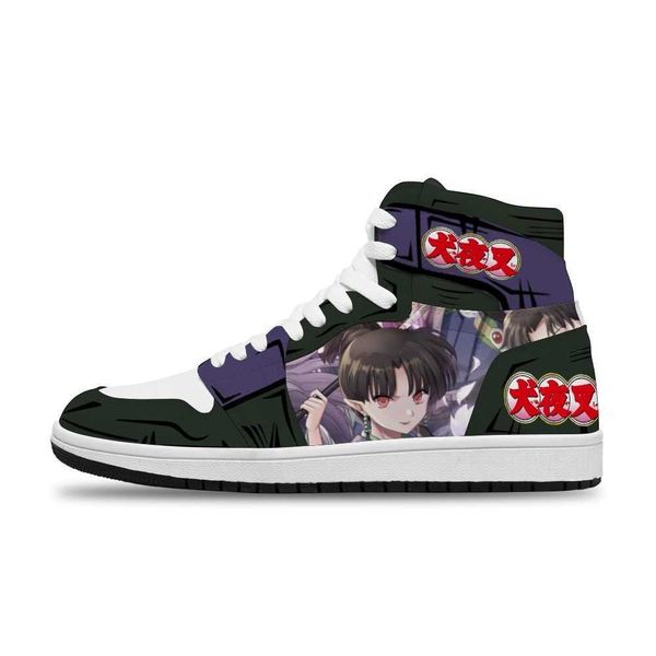 

japanese anime cartoon inuyasha diy handsome sport non-slip leisure shoes for men's trend sports shoesas2c