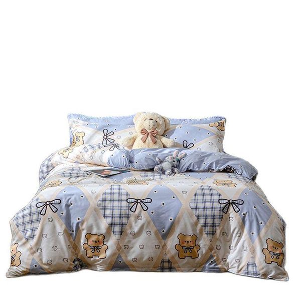 

bedding sets soft bedclothes bed flat sheet pillowcase & duvet cover set single full  king family size