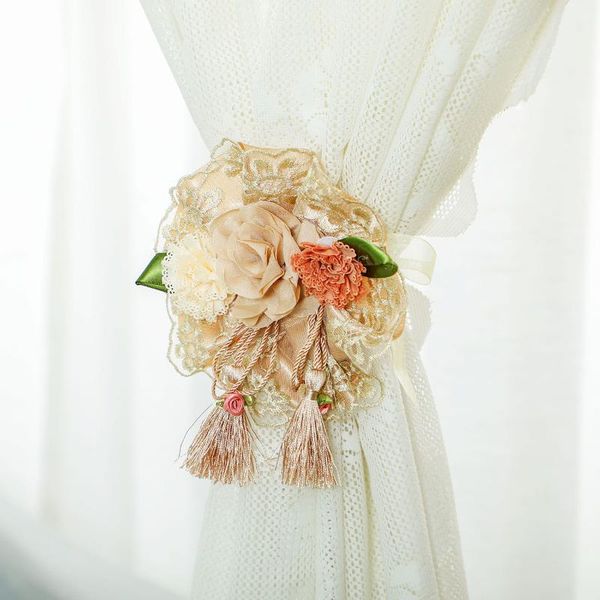 

other home decor 1/2pcs carton curtains tieback buckle holder curtain strap wedding party decoration accessories