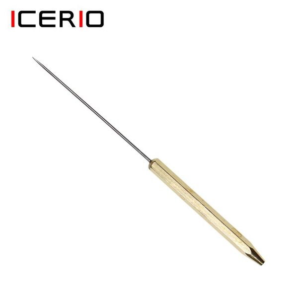 

fishing accessories icerio tying tools hexagonal brass handle bodkin dubbing needle
