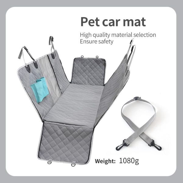 

kennels & pens dog carriers waterproof rear back pet car seat cover mats hammock protector with safety belt transportin for small large