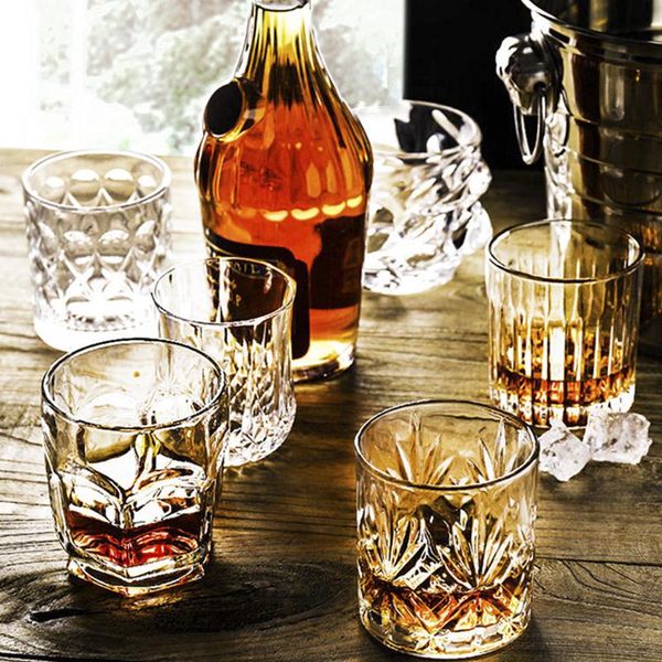 

crystal glass whiskey foreign wine brandy classic drinking bar equipment beer glasses