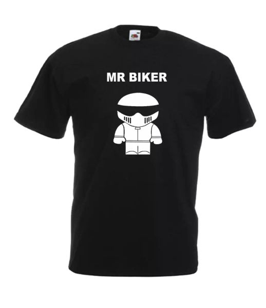 

mr biker xmas gift idea men women t shirts multi-color s-2xl, White;black