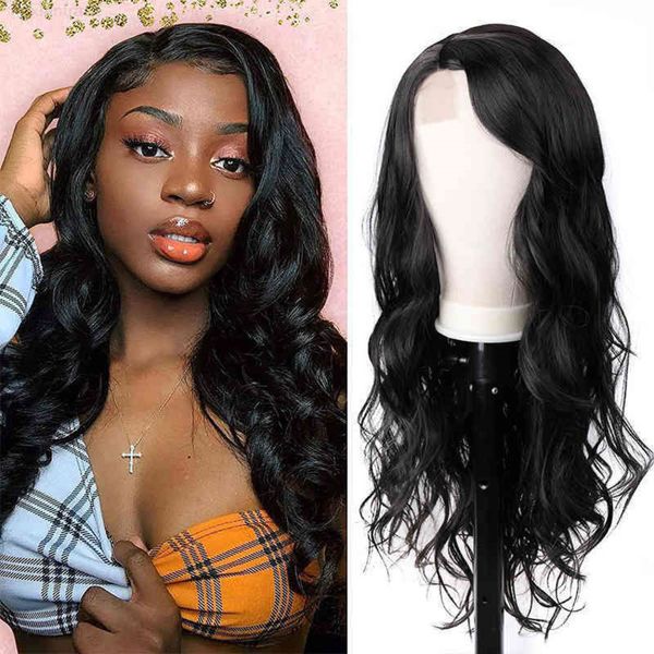 

lace wave wig hair, Black