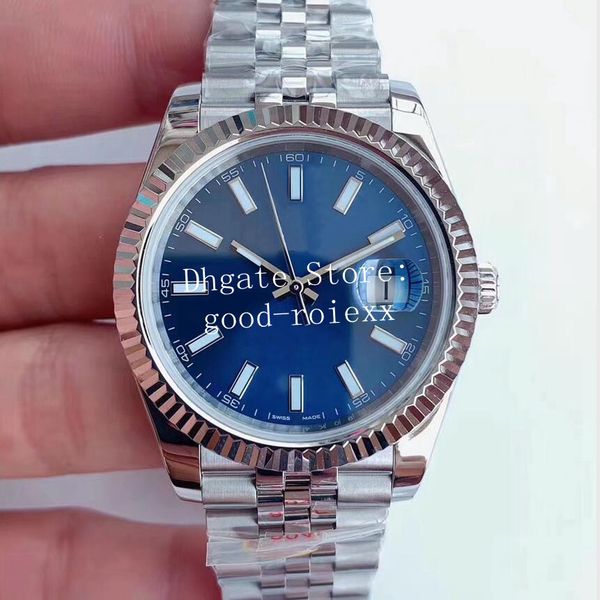 

business watches men's watch men automatic cal.3235 eta flute bezel 904l steel solid band jubilee bracelet ew 41mm ewf 28800 vph hz mec