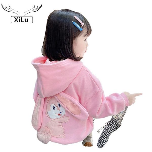 

jackets girls hoodie toddler girl fall clothes autumn winter baby, Blue;gray