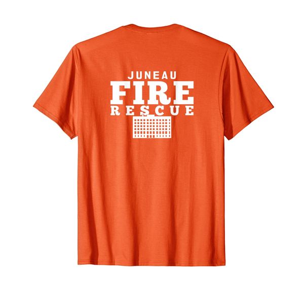 

Juneau Alaska Fire Rescue Department Firefighters T-Shirt, Mainly pictures