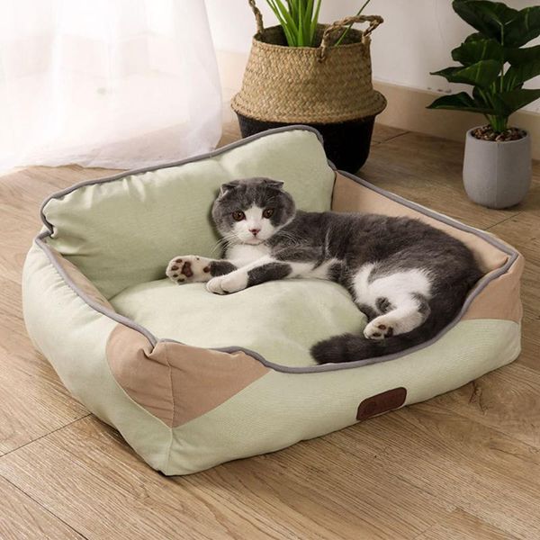 

cat beds & furniture babypet pet dog bed comfortable kennel nest soft warm puppy cushion sleeping sofa for dogs and cats