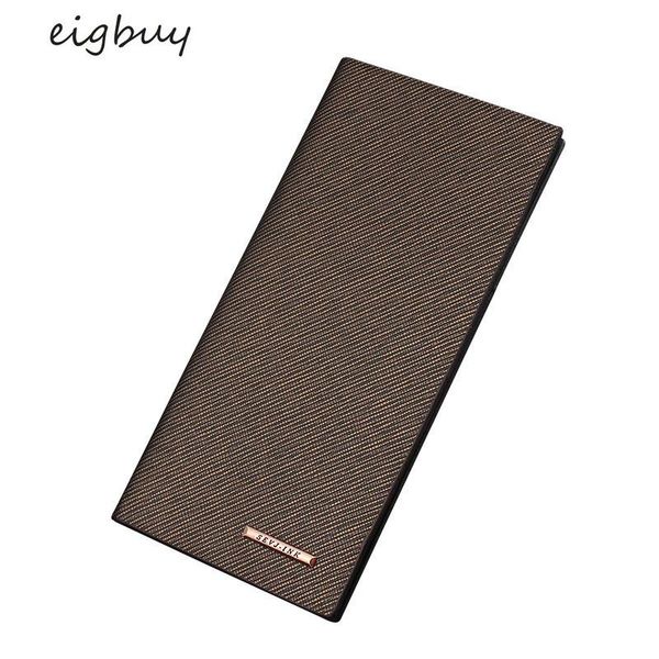 

wallets 2021 trend wallet men's long japanese and korean style thin pu leather multi-function card package, Red;black