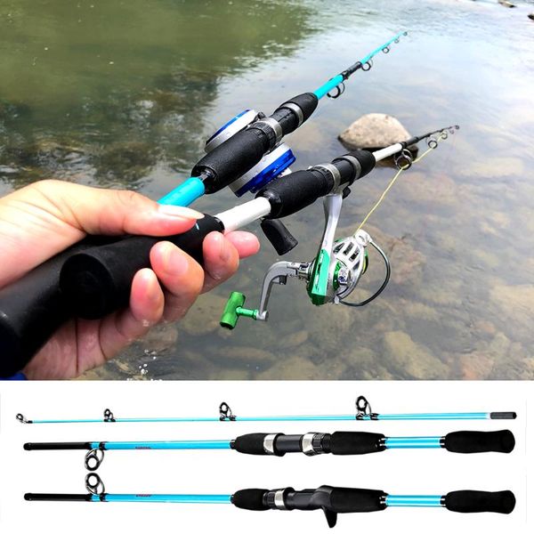 

1.8m 1.5m fishing rod m power 2 sections carbon glass fiber spinning casting tackle boat rods