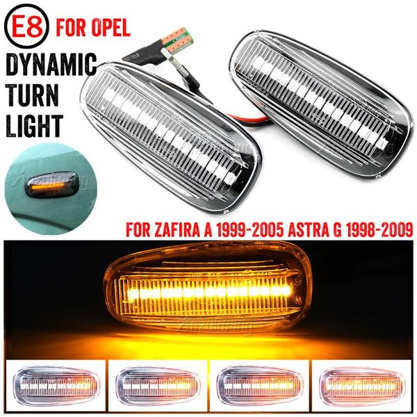 

dynamic turn signal side marker light sequential blinker for zafira a 1999-2005 astra g 1998-2009 led emergency lights
