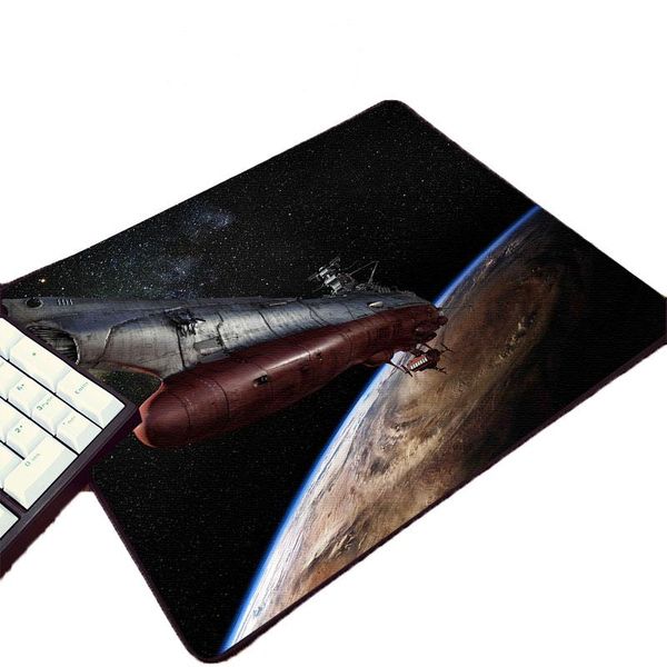 

mouse pads & wrist rests beautiful battleship space ship pattern mousepad mini pc computer game gaming pad corporate spacecraft diy