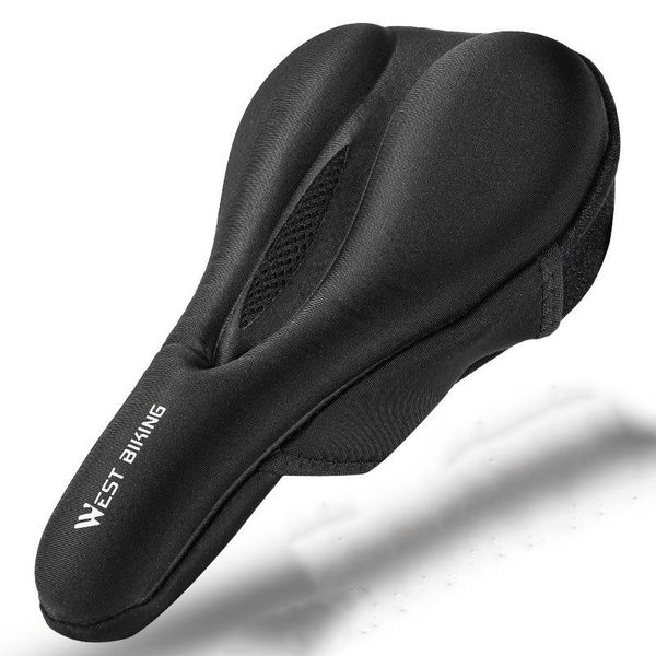 

bike saddles west biking bicycle seat breathable saddle soft thickened mountain cushion cover