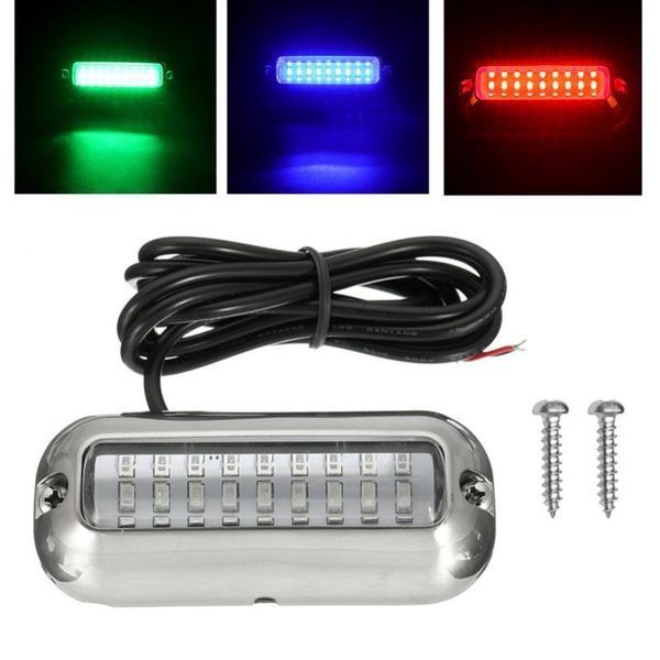 

car headlights 50w stainless steel stern anchor lamp 27led light underwater boat marine pontoon transom ip68 waterproof lights