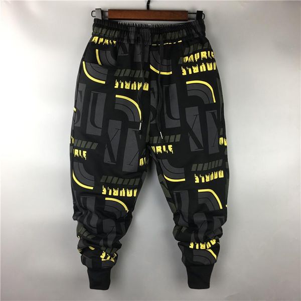 

owen seak men casual cargo harem pants high street hip hop length men's clothing sweatpants autumn winter black big size
