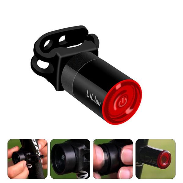 

bike lights 1pc taillight warning light brake intelligent lamp tail