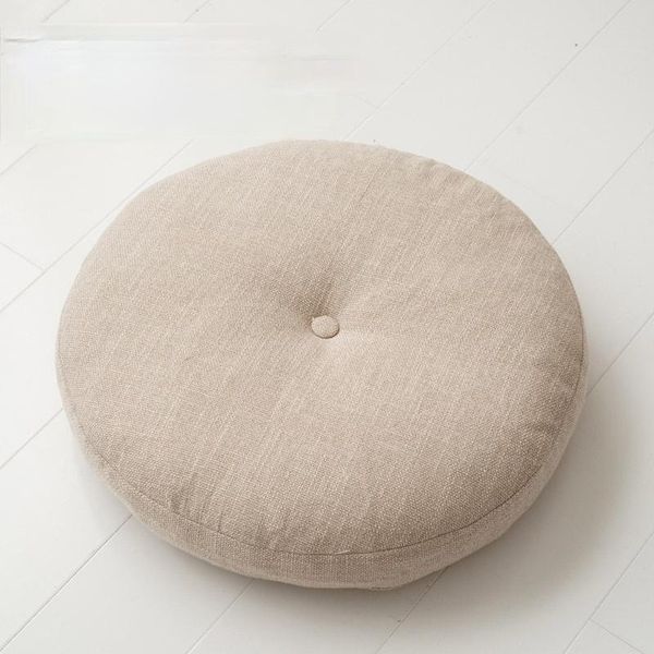 

pillow thicken soft throw pillows living room sofa lazy backrest tatami round seat cushion floating window futon mat detachable