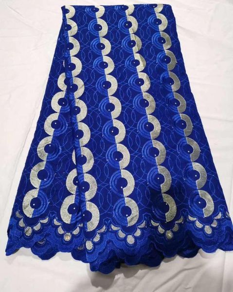 

ribbon african lace fabric 2021 swiss voile nigerian fabrics for party dress, Pink;blue