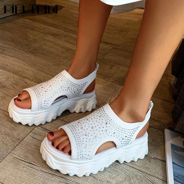 

female open toe slip on casual daily office shoes fashion platform women sandals wedges, Black