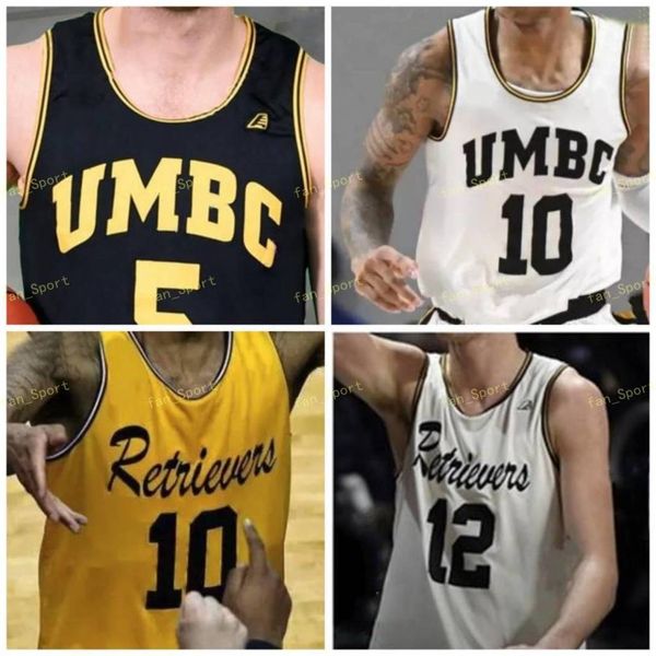 

ncaa college umbc retrievers basketball jersey 10 jairus lyles 11 kj maura 0 isaiah rogers 1 josh rosario 3 kj jackson custom stitched, Black