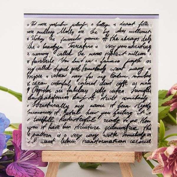 

gift wrap diy stamp,transparent stamp silicone seal sheet for scrapbook craft card t1266