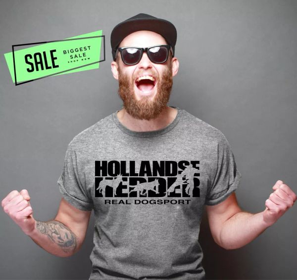 

sale hollandse herder dog sport shepherd contradictions funny t-shirt 3xl, White;black