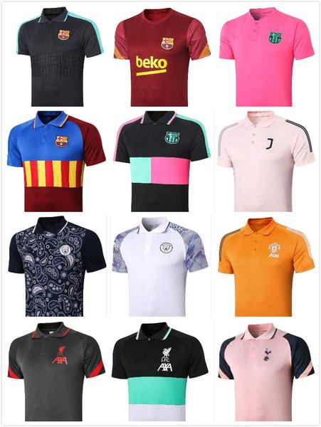 

2021 2022 manchester soccer jersey designer polo shirts mens messi griezmann f.de jong football jerseys 21/22 player version, Black;yellow