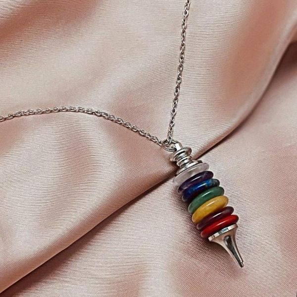 

pendant necklaces selling natural stone necklace multi-color charm trend chain christmas birthday party jewelry gift, Silver