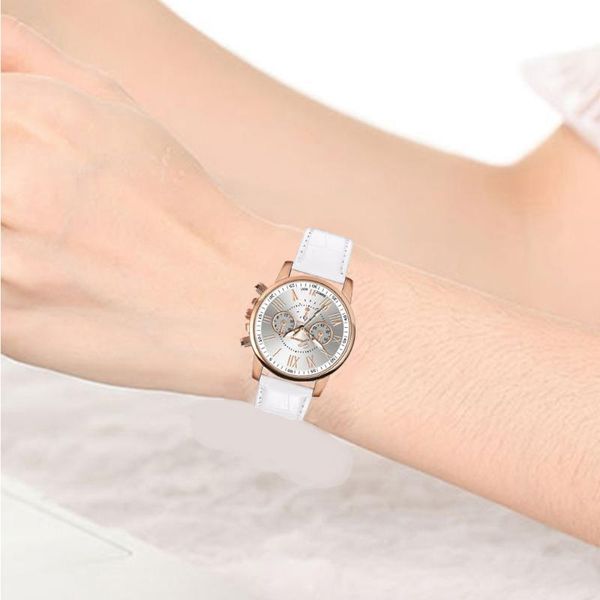 

wristwatches 2021 fashion stars women watch luminous charming little point frosted belt dotted with roman scale luxury women's casual, Slivery;brown