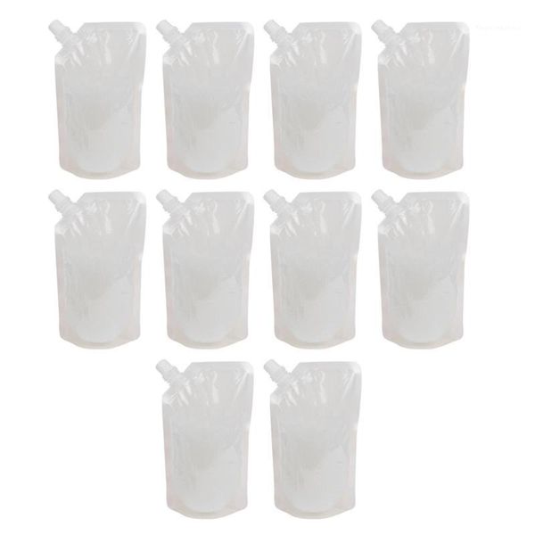 

gift wrap 50pcs liquid subpackage pouch portable stand-up drinking bag storage holder1