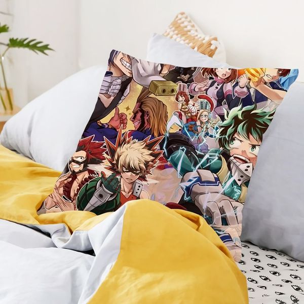 

cloocl anime pillows my hero academia case 3d printed cushion removable pillow home decoration supplies pillowslip