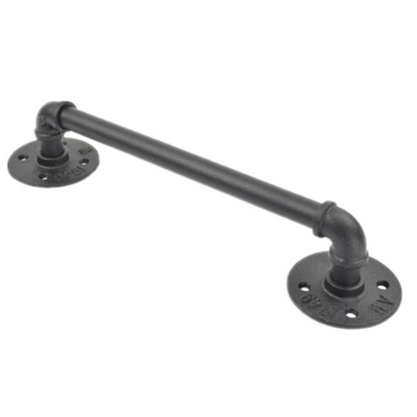 

bathroom shelves kitchen storage hanging rod metal iron art wall mounted utensil rack organizer for towel chest cup knife pot wi