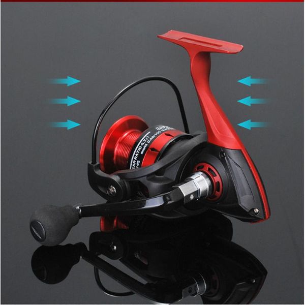 

1000-6000 metal rotating fishing reel 12+ 1bb salt water carp front and rear braking speed ratio 5.2:1 baitcasting reels