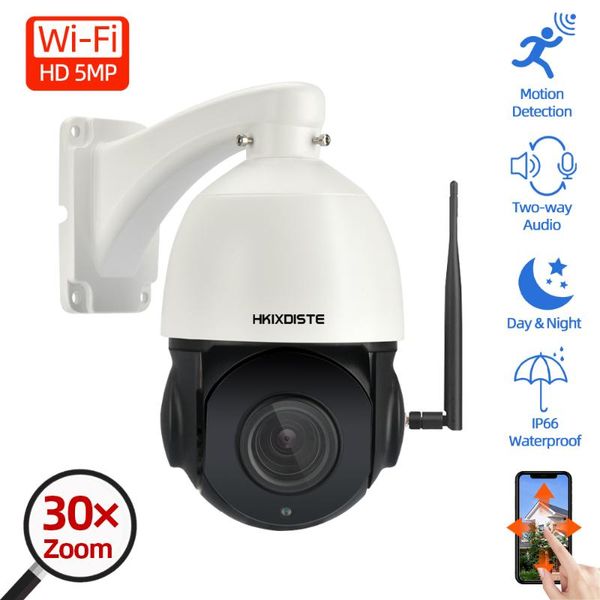 

cameras 5mp wireless cctv ptz ip camera outdoor human detection 30x optical zoom security surveillance 1080p wifi network
