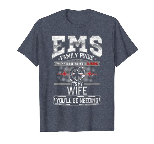 

EMT Gift Proud Paramedic Shirt Funny Wife EMS TShirt, Mainly pictures