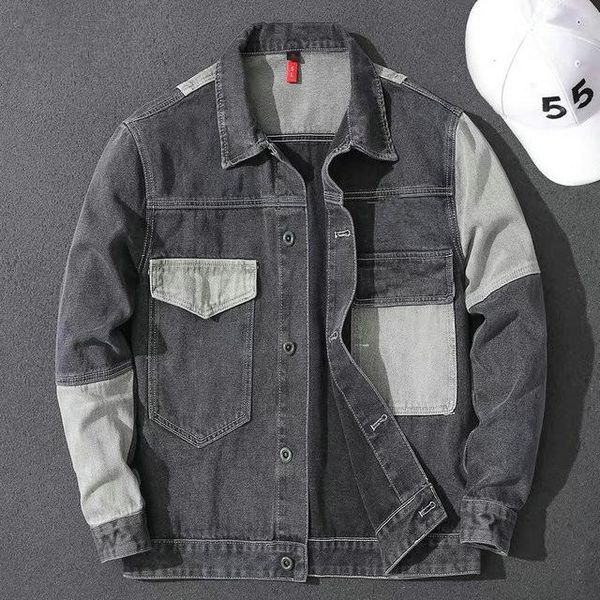 

men's leather & faux leathe,luxury designers fashion bike motorcycle rock revival jacket autumn winter spring embroidery jk, Black