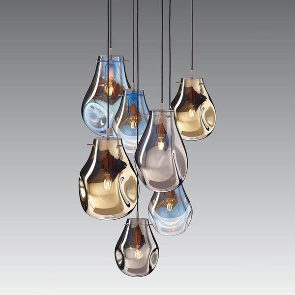 

pendant lamps modern led glass lights dining room light fixture kitchen bedroom restaurant cafe lighting indoor home decoration