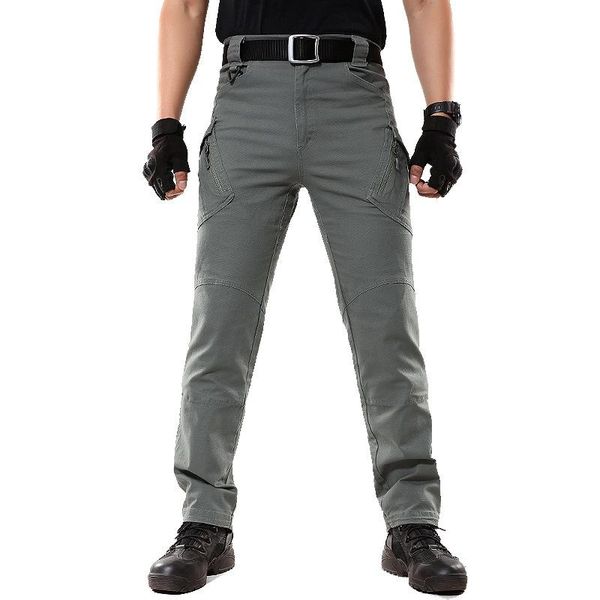 

men's pants cargo military ix9 cotton trousers work duty overall tactical joggers casual sweatpants women, Black