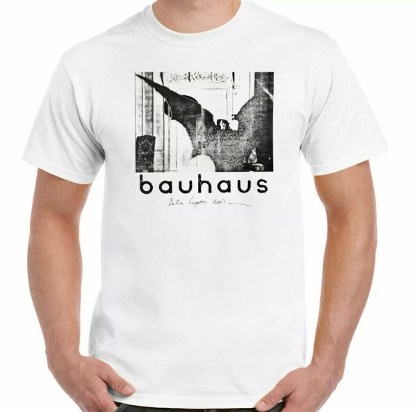 

bauhaus shirt bela lugosi's dead mens english rock band, White;black