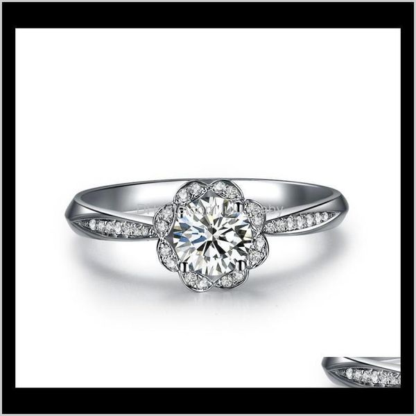 Banda jóias Drop Ergands 2021 Sona Anéis Simulados para Mulheres, Brilho Cruz Diamante Anéis, Branco Ouro Casamento Bandas, Anel de Casamento DC9YO