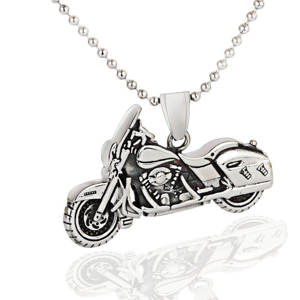 

jewelry steel motorcycle pendant necklace fashion men's stainless pendant, Silver