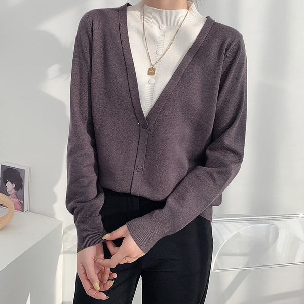 

fall winter warm oversize sweater jumper vintage fake two piece long sleeve base coat womens turtleneck pullovers 210420, White;black