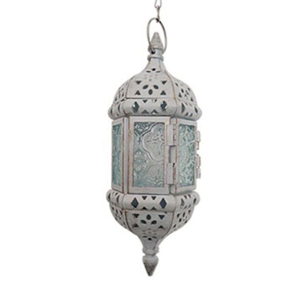 

candle holders durable lantern retro style party easy install decorative iron structure home moroccan wedding holder romantic hanging