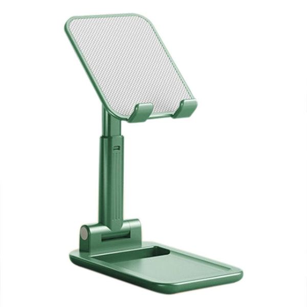 

metal deskfolding phone holder tablet universal stand support adjustable mobile mount(green) cell mounts & holders
