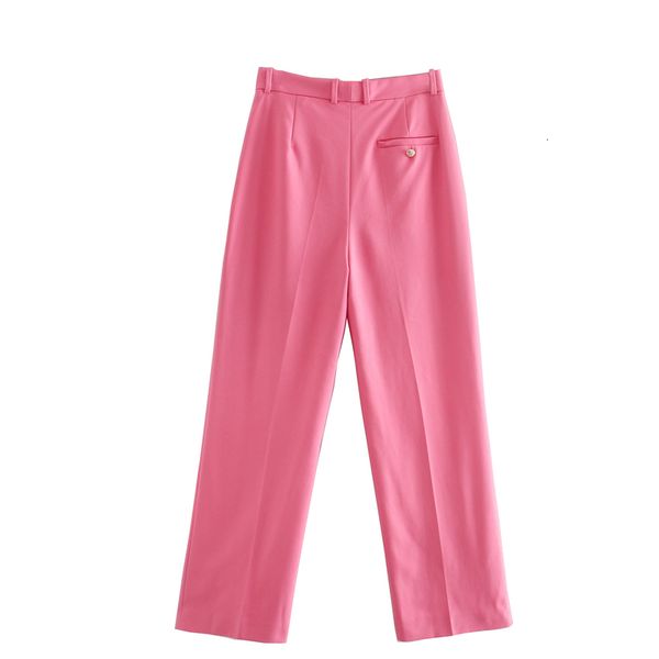 

pant autumn women's casual versatile fashionable slim-fitting trousers straight pants in solid color, Black;white