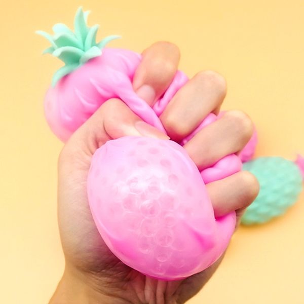

40jc fidget toys pack anxiety release pineapple handhold grape balls vent stressful ball squeeze autism gifts for kids add